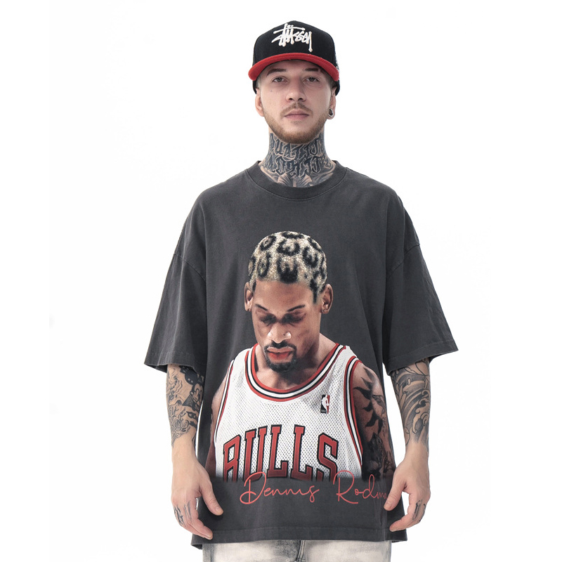 Wholesale High Quality Mens Printed T Shirts Streetwear Design Oversized T Shirt For Men 
