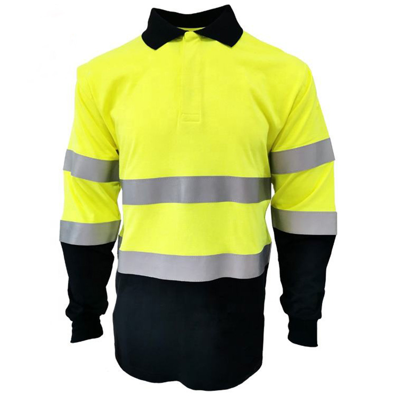Frc Men Clothing Flame Resistant Mens Long Sleeve T Shirts Fr-shirts Custom Logo 100% Cotton Workwear Hi Vis Fr Shirts 
