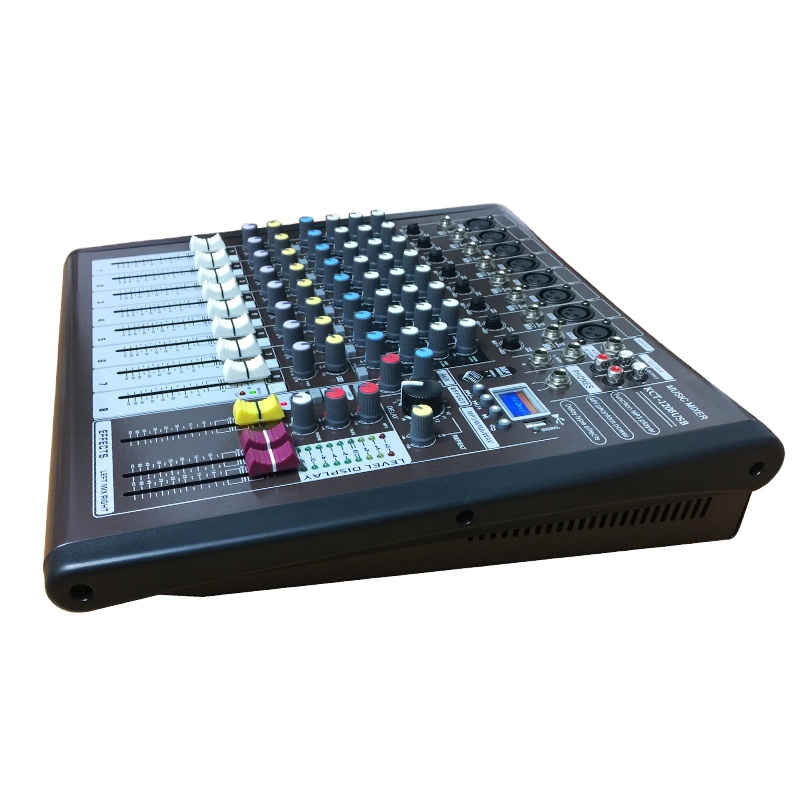 Professional 8 Channel Mixing Console Audio Mixer Digital 