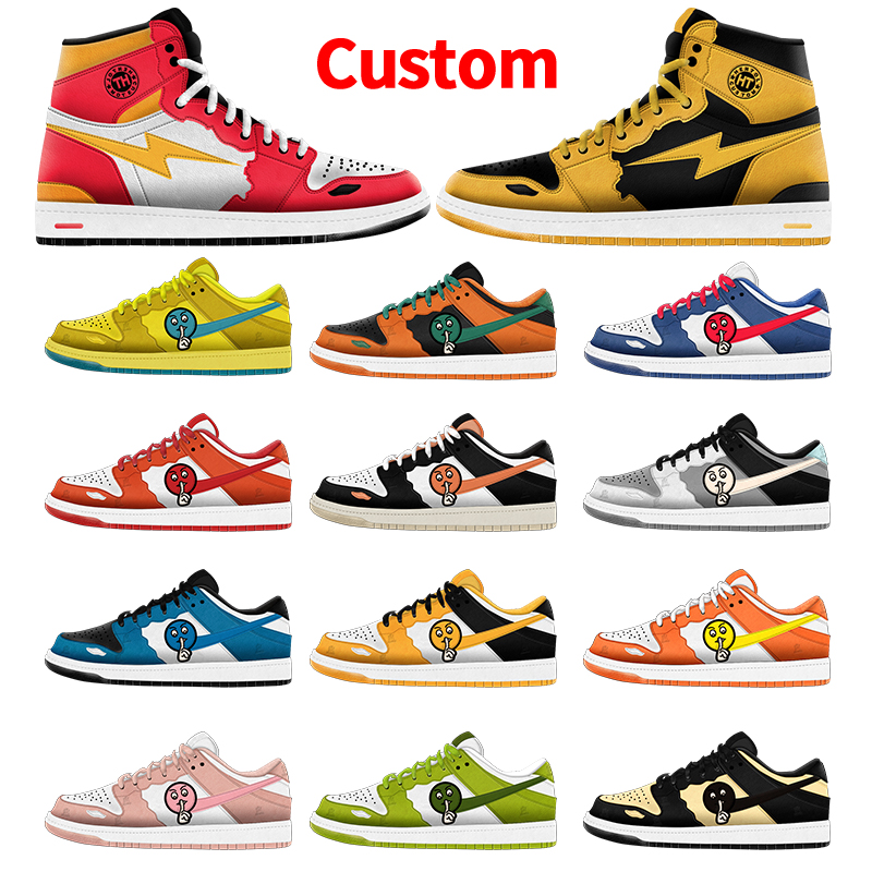 2022 New Logo Design Factory Designer Custom Wholesale Manufacturer High Quality Men Causal Shoes Custom Aj 1 Logo Design 