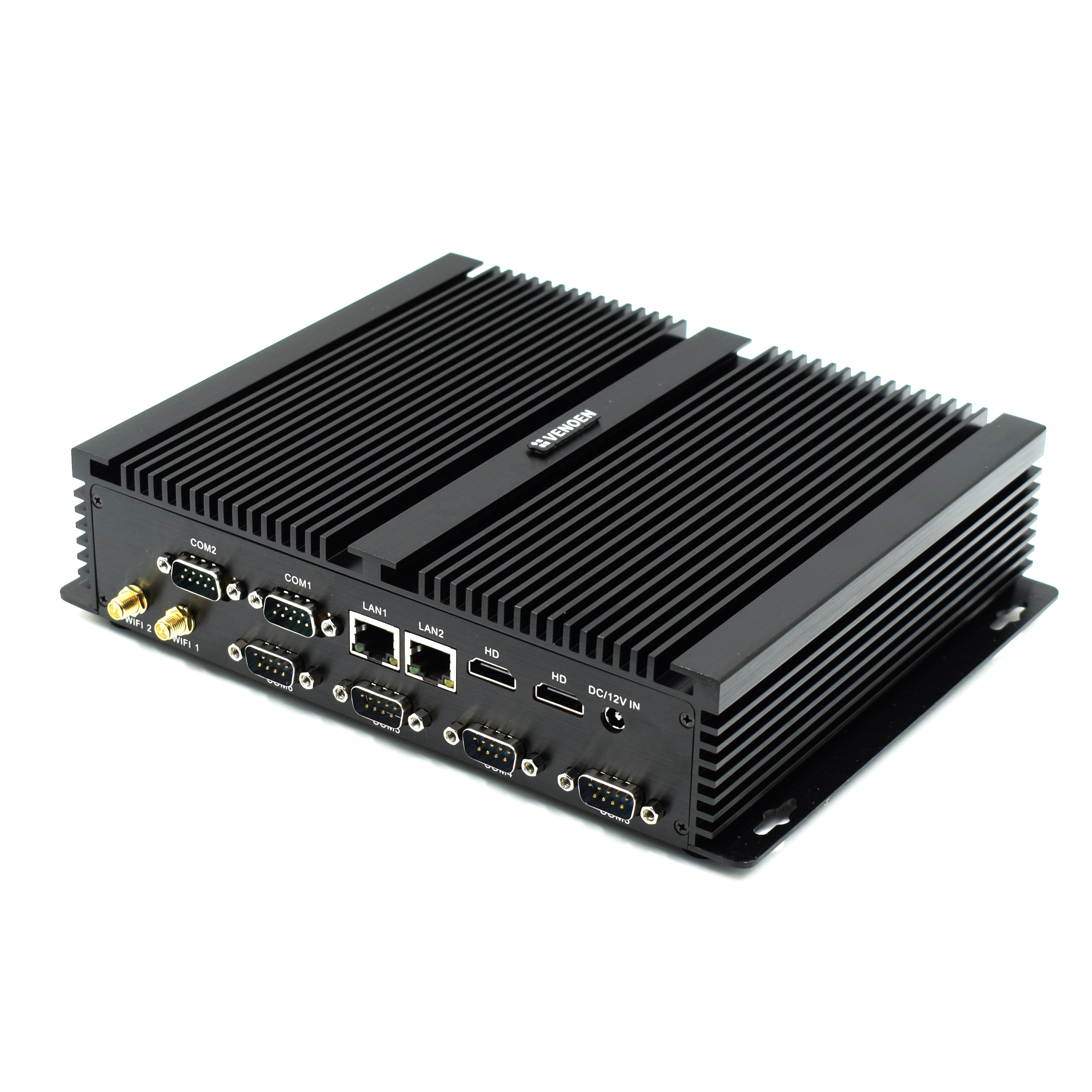 Free Shipping Best 2955u Mini Computer Industrial Fanless Embedded Pc With Series Port Rs232 422 485 