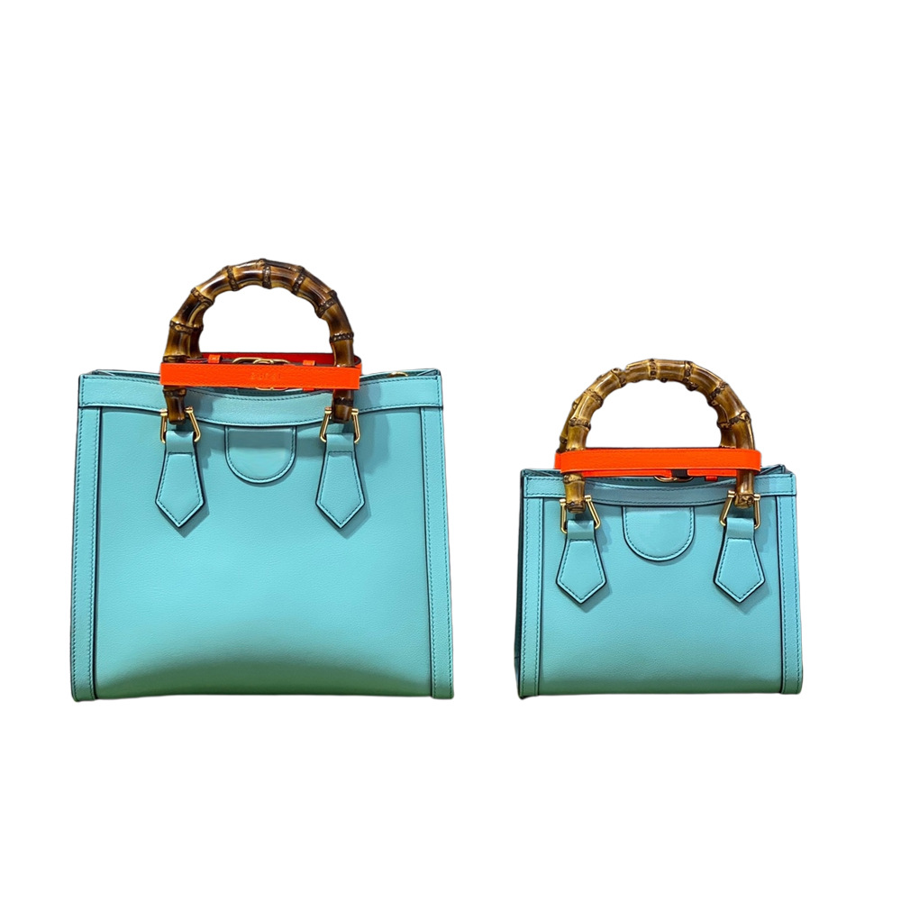 2021 Autumn Winter Bamboo Handle First Layer Cowhide 5a Level Mirror Replicate Luxury Designer Famous Brand Handbag For Women 