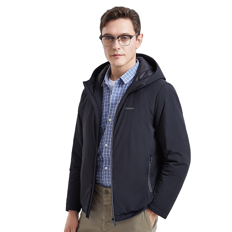 [tanboer-ta211321]custom Logo Wholesale Hooded Men&#39;s Down Coat Winter Or Spring 