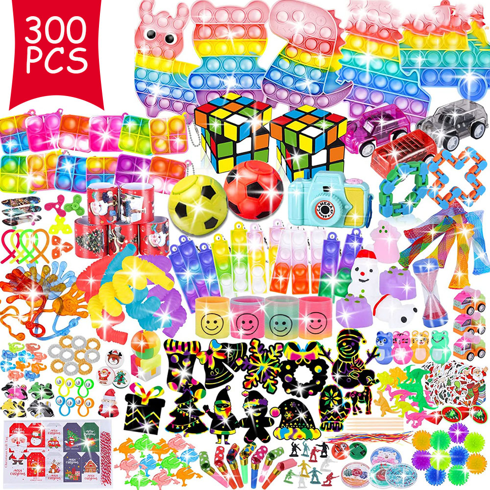 2022 Push New Custom Packaging Pop Silicone Sensory Fidget Toy Stress Reliever Push Pop Bubble For Christmas Bulk Fidget Toys 