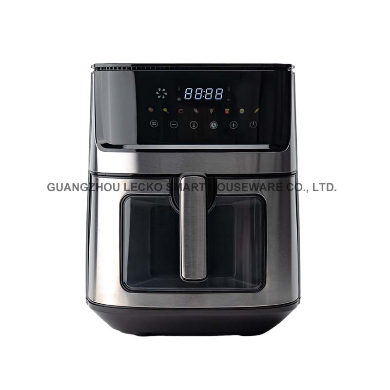 7.5L Lecko Smart OEM Household Electrical Appliances Intelligent Fashionable Multifunctional Healthy Oil Free Digital Air Fryers