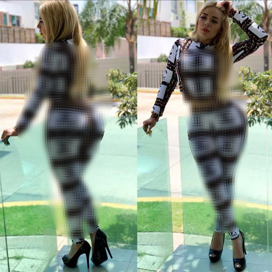 Dalesell Women&#39;s Fashion Printed Leisure Sports Suit Womens Luxury Clothing 2021 