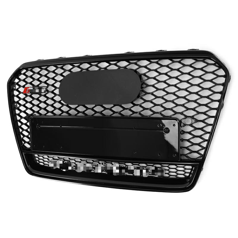 Rs5 Front Grille For Audi A5 S5 B8.5 2012 2013 2014 2015 Honeycomb Grill Facelift Mesh Front Bumper Grille 
