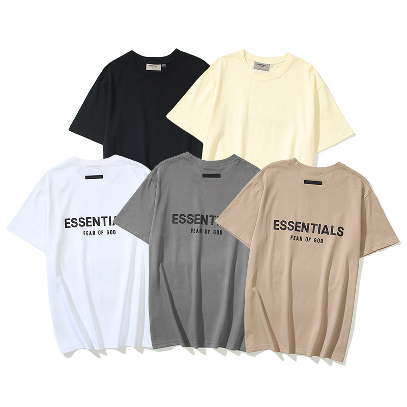 Essentials Quick-drying Short-sleeved T Shirts Clothing Summer Men&#39;s T-shirt Men&#39;s Solid Color T Shirt 
