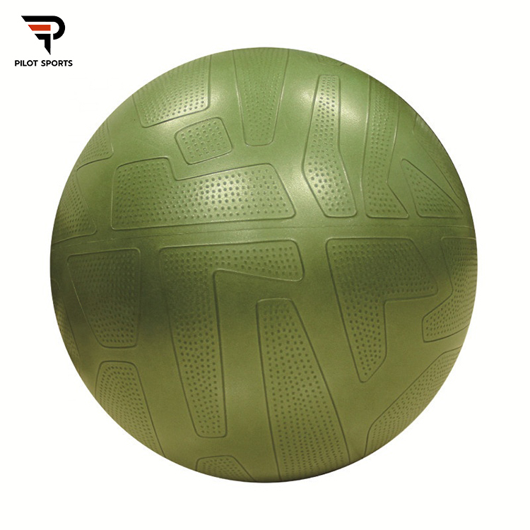 Pilot Sports Screen Printed Gym Fitness Anti Burst Balance Custom Pilates Yoga Ball 