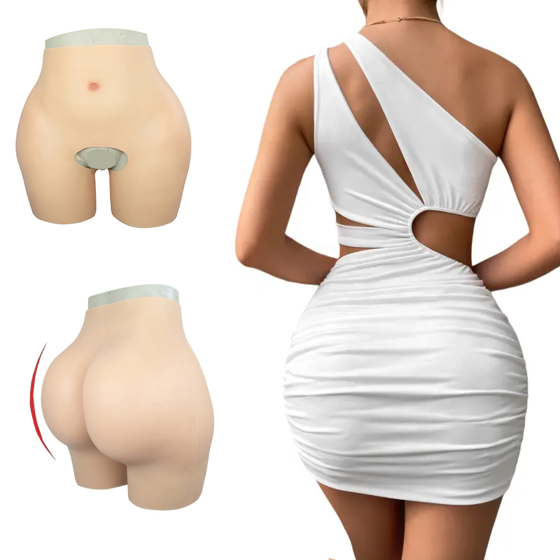 Aritificial Realistic Huge Silicone Twins False Belly Suit Pregnant Woman With Multi-point Straps for