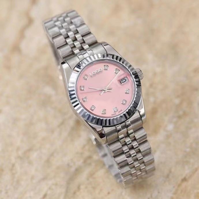 Fashion Stainless Steel Sapphire Glass Automatic and Mechanical Lady Watch 31mm