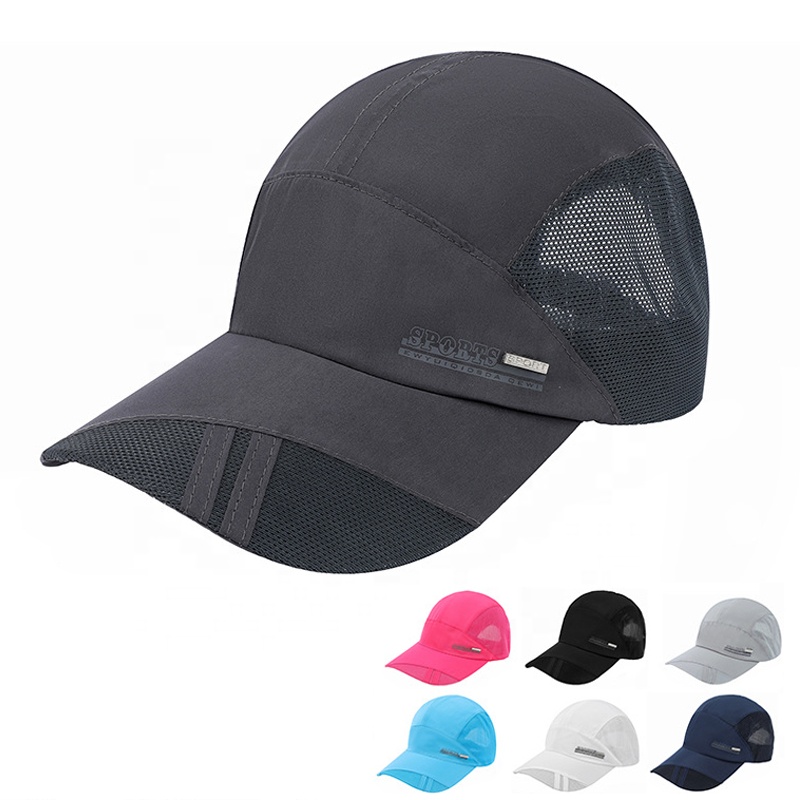 Adjustable Summer Outdoor Sports Caps Women Quick Dry Breathable Sun Visor Baseball Cap Men Hiking Fishing Running Cap Sun Hat