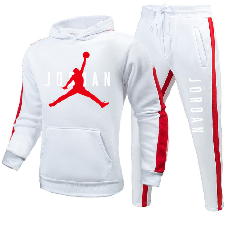 Fall Winter Men Clothes Two Piece Joggers Tracksuit Set Men&#39;s Hoodies And Sweatpants Casual Outfits For Men Sportswear 