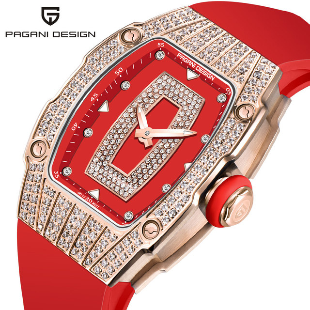 Pagani Design 2024 Top Brand Luxury Women Watches  YS-013 Rose Gold Quartz Watch Diamond Waterproof Vintage Ladies Watches