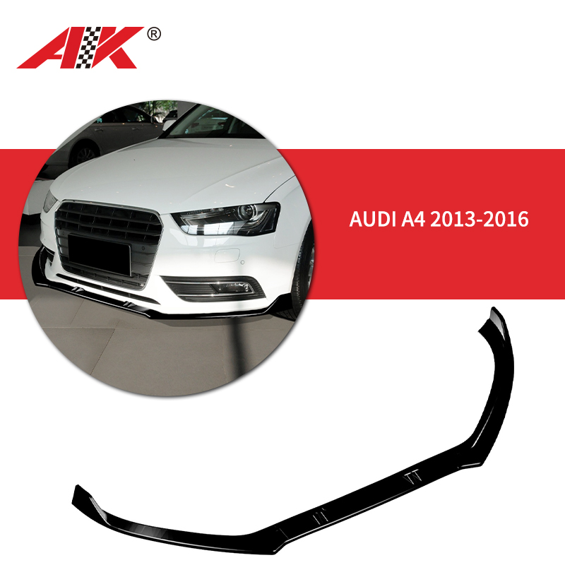 For Audi A4 B7 B8 2013-2016 Front Bumper Splitter Front Bumper Spoiler Lip 