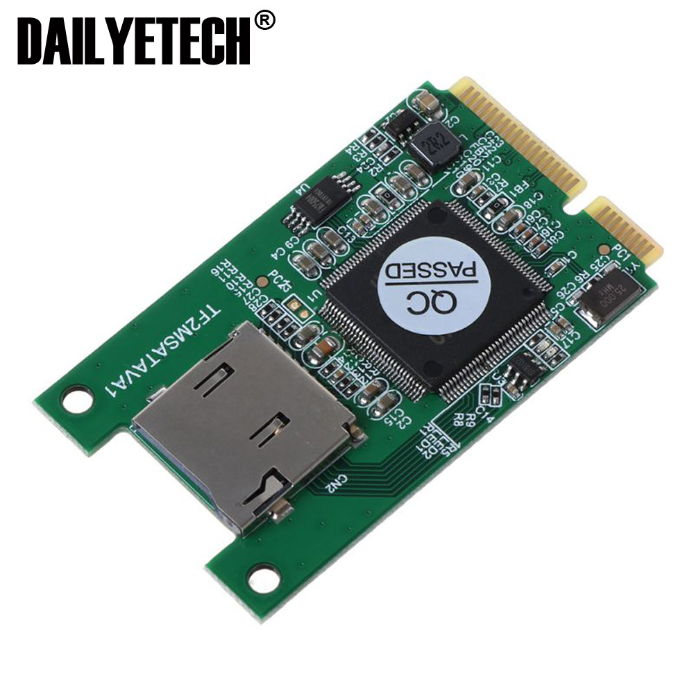 Tf Card To Mini Pci-e Msata Ssd Solid State Drive Adapter Converter For Pc Computer Laptop Accessories 