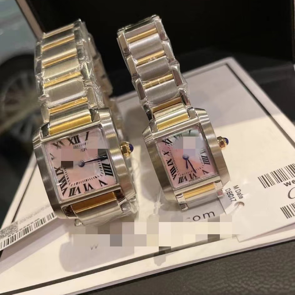 Dalesell High Quality Fashion Gold Plated Wrist Luxury Lady Diamond Iced Out Custom Logo Quartz Watch For Women 