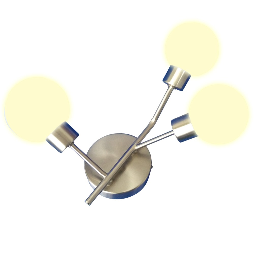 Wall Light Lamp Sconce Fixture With Small Globe Glass Shade Fit Led Bulbs For Home Hotel Bedroom Decoration 