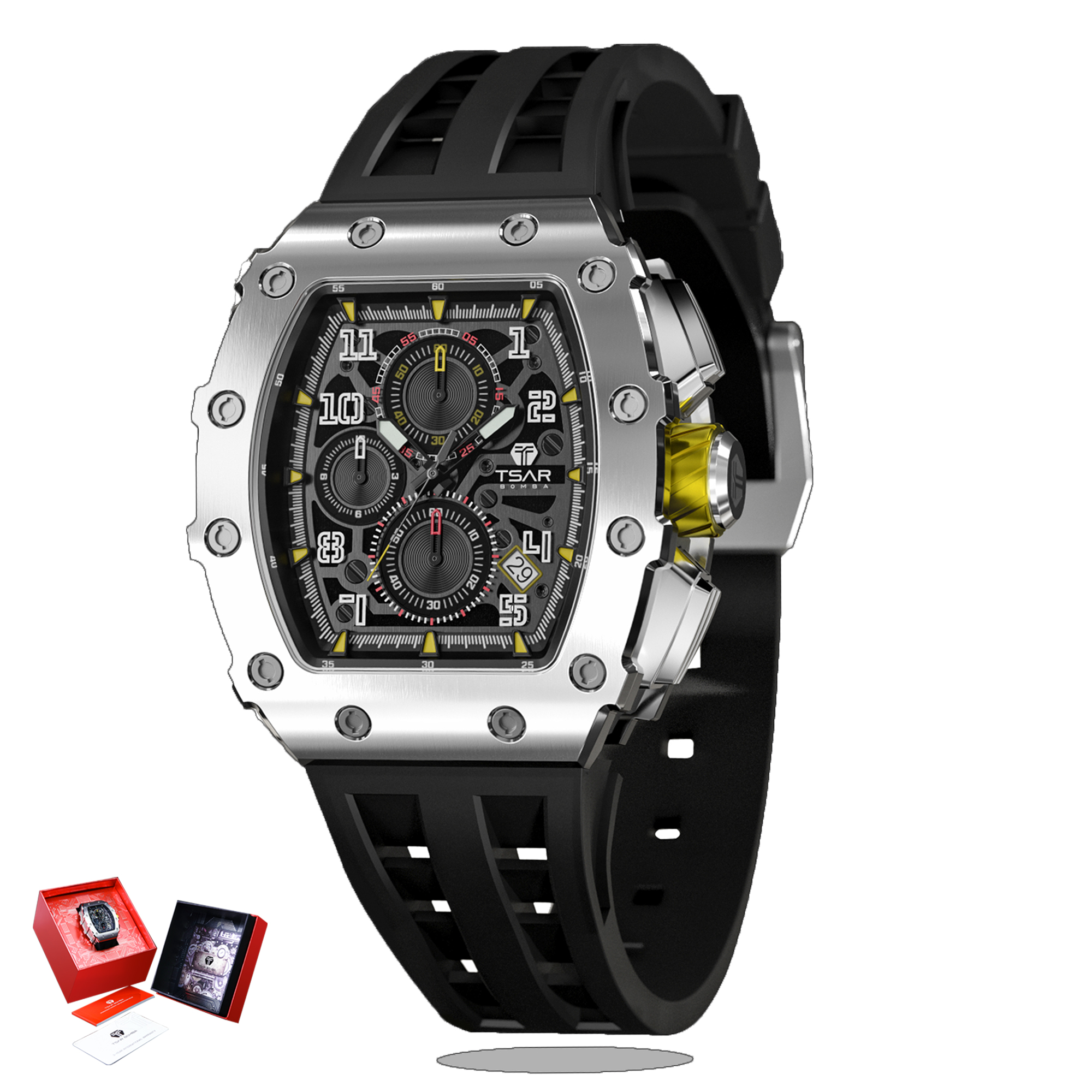 Factory Price Oem Luxury Mechanic Wrist Watches Quartz Watch Brand Waterproof 50 M Men&#39;s Watches 