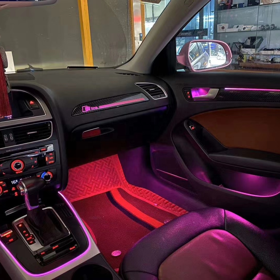 Car Led Lighting System Auto Atmosphere Light Car Ambient Lighting For Audi A4 Short Type 