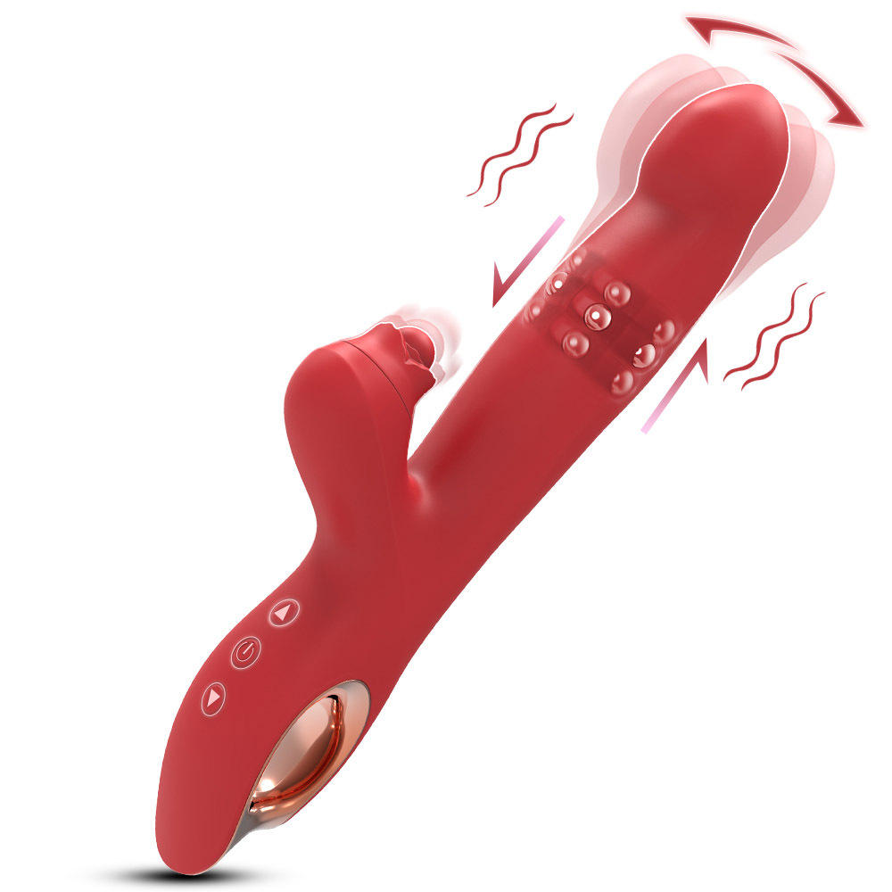Silicone 10 Modes Dildo Vibrator Clitoral Sucking Vibrator 5 Modes Swinging G Spot Vibrator Sex Toys for Woman