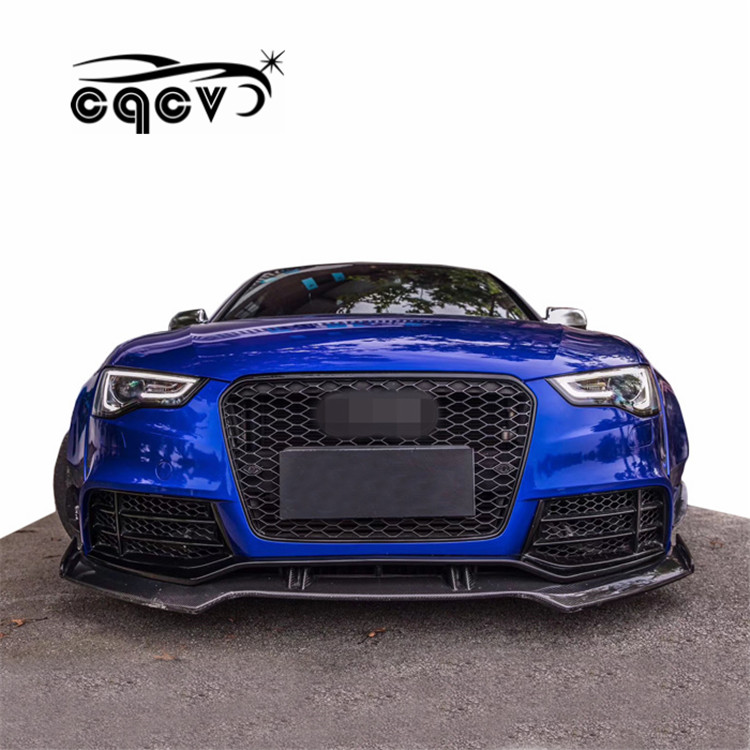 High Quality Cqcv Style Wider Body Kit For Audi A5 Rs5 Style Front Bumper And Wider Flare Carbon Fiber Spoiler For Audi A5 S5 