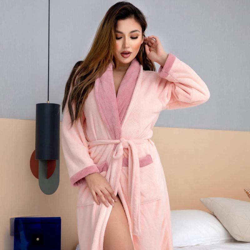 Wholesale Custom Logo 5 Star Hotel White Bathrobe Sleepwear Pajamas Quick Dry Comfortable Soft Breathable Spa Set For Women Men 