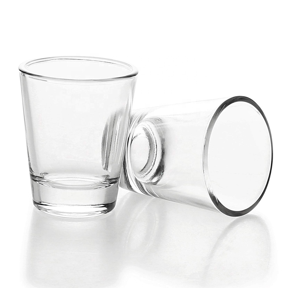 Factory Direct Sales Custom Logo 50ml Clear Shot Glasses Promotion Gift Customized 1.5oz Espresso Shot Glass 