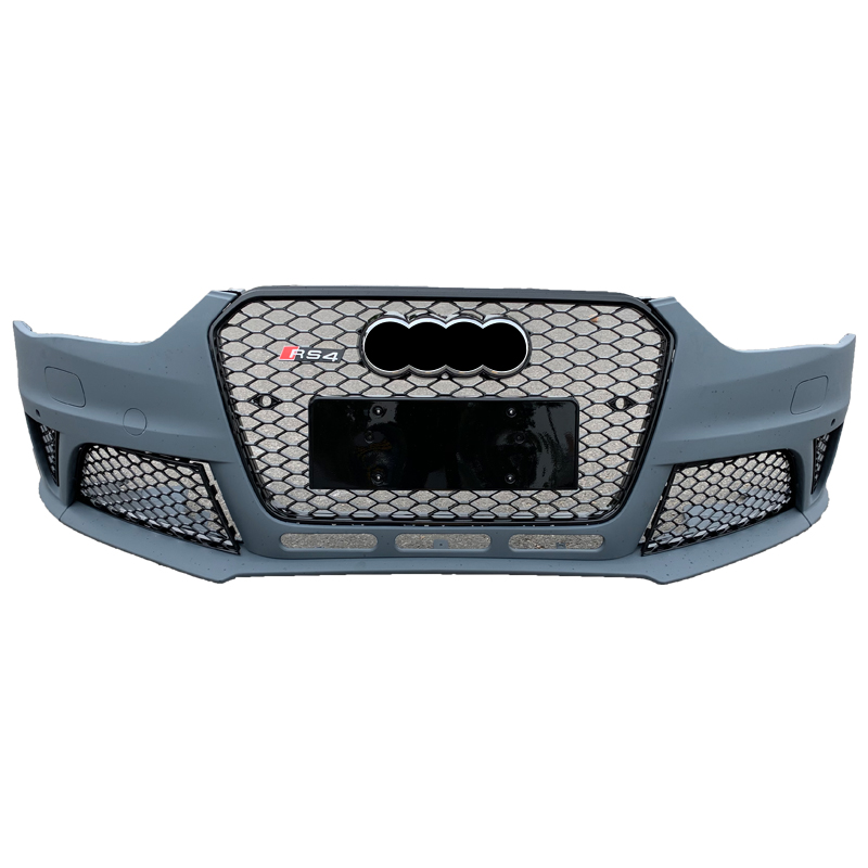 Pp Material Front Bumper Without Grille For Audi A4 B8.5 High Quality Rs4 Body Kit 2013-2016 