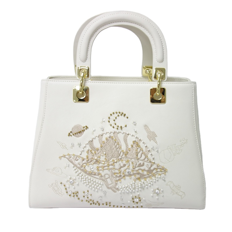 Customizable Logo Handbags Elegant And Atmospheric Handbags Ladies Fashion All-match Genuine Leather Bags 