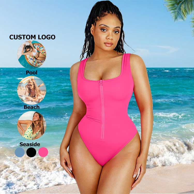 2023 Wholesale Custom Logo Sexy Custom Women Fitness Bikini Set One Piece Shapewear Swimsuit Swimwear Beachwear 