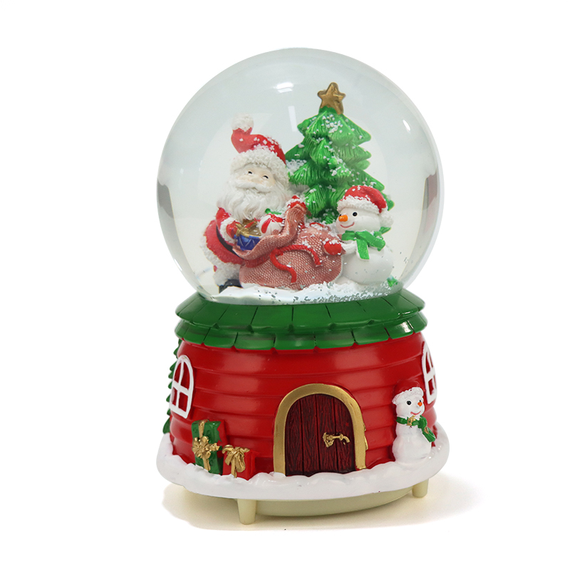 Christmas Snow Globe Custom Santa Claus Water Snow Ball Wholesale The Christmas Gifts For Children Furnishing Article 