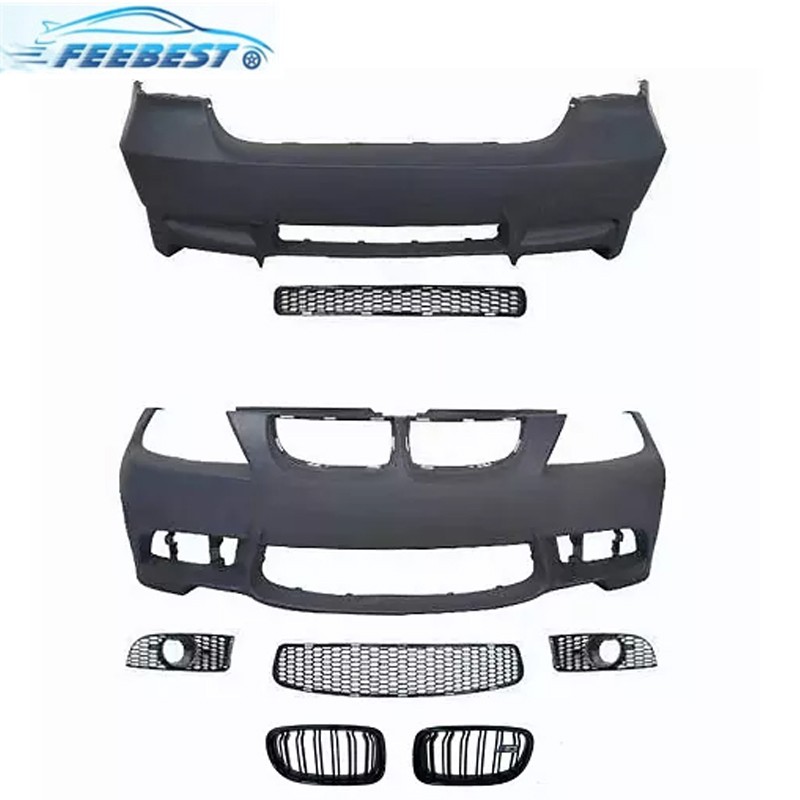 Car Auto Parts Body Kit Front Bumper Rear Bumper Grille Side Skirts For Bmw E90 3-series 2005-2008 Modified To M3 Sedan 