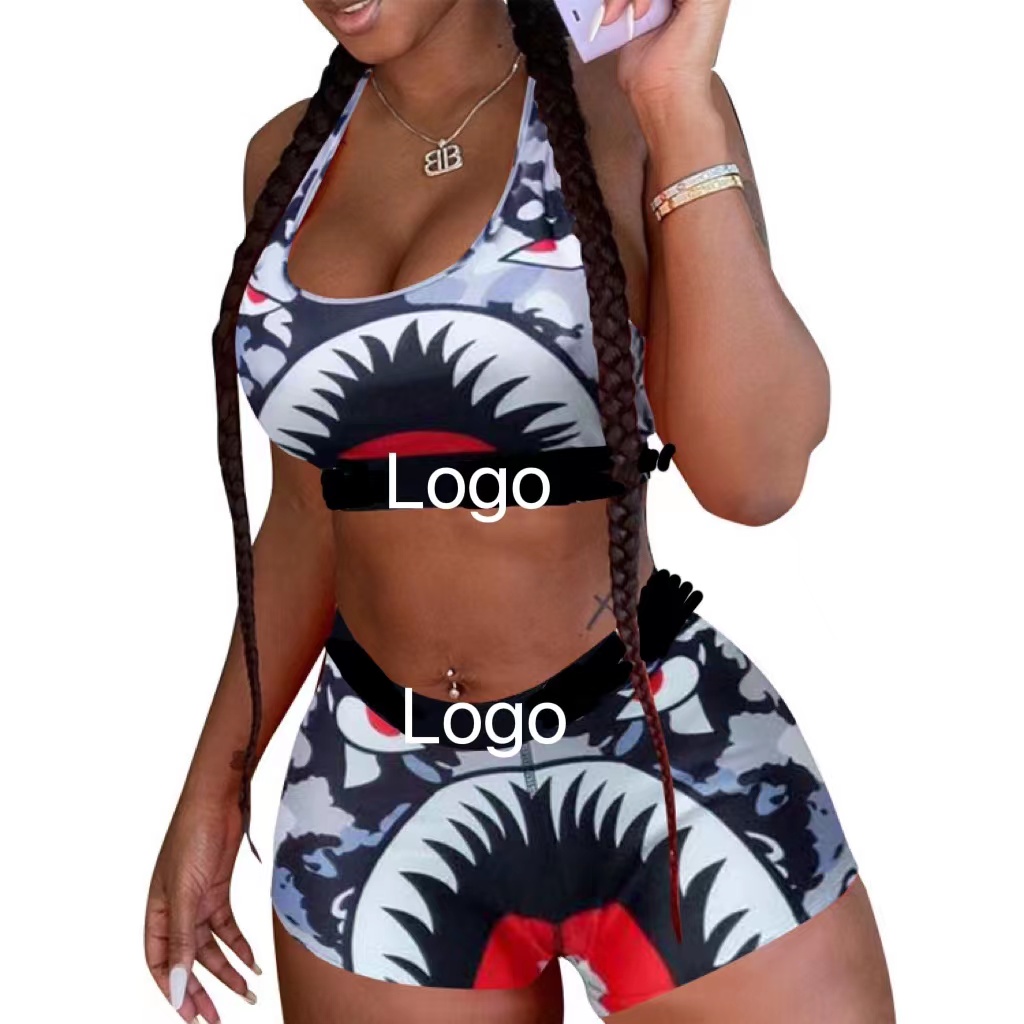 New Summer Women&#39;s Casual Suits Two Piece Clothing Sets Customized Fashion Women&#39;s Outfits 