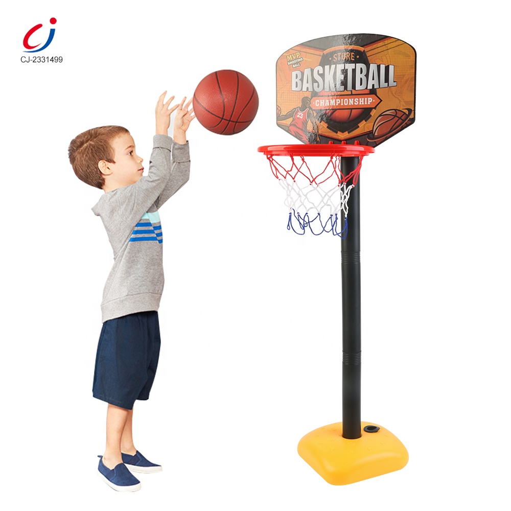 Chengji Indoor Outdoor Sports Game Set Plastic Mini Stand Board Basketball Toys For Kids 