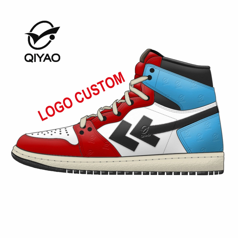 Oem Factory Original Brand Custom Logo Aj1 Aj 1 Genuine Leather Retro Og High Top Sport Sneakers Men's Basketball Casual Shoes 