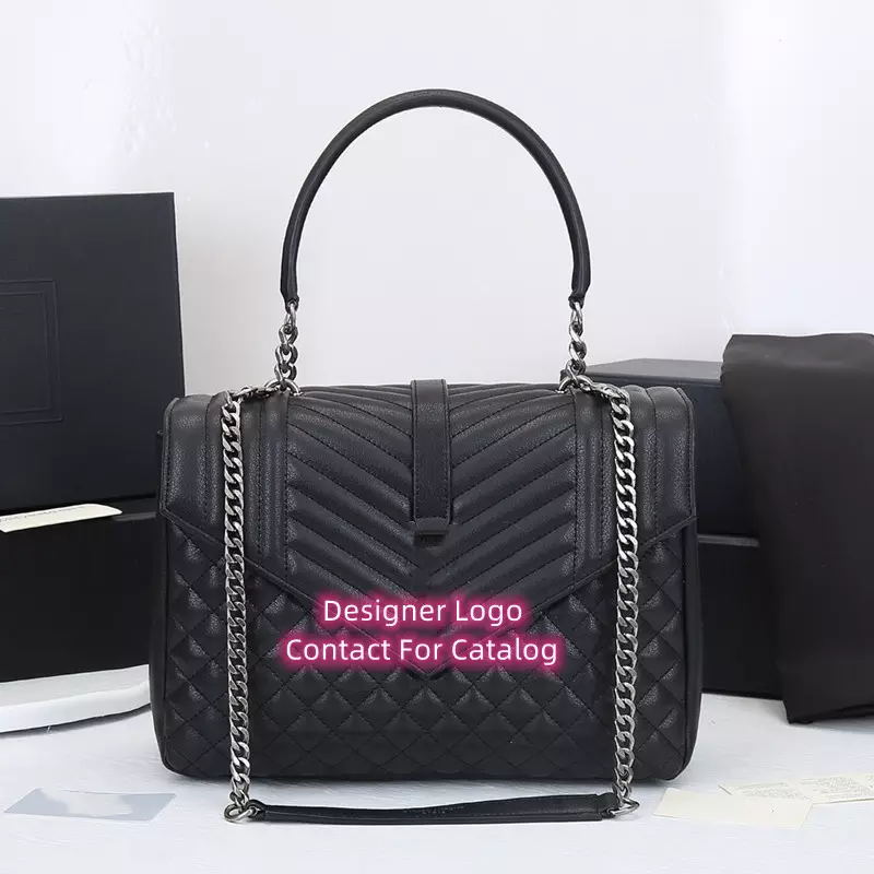 5a Original Logo Leather Luxury Designer Handbag Gg Inspired Designer Purse And Wallet High Quality Handbag For Women Cc Bag 