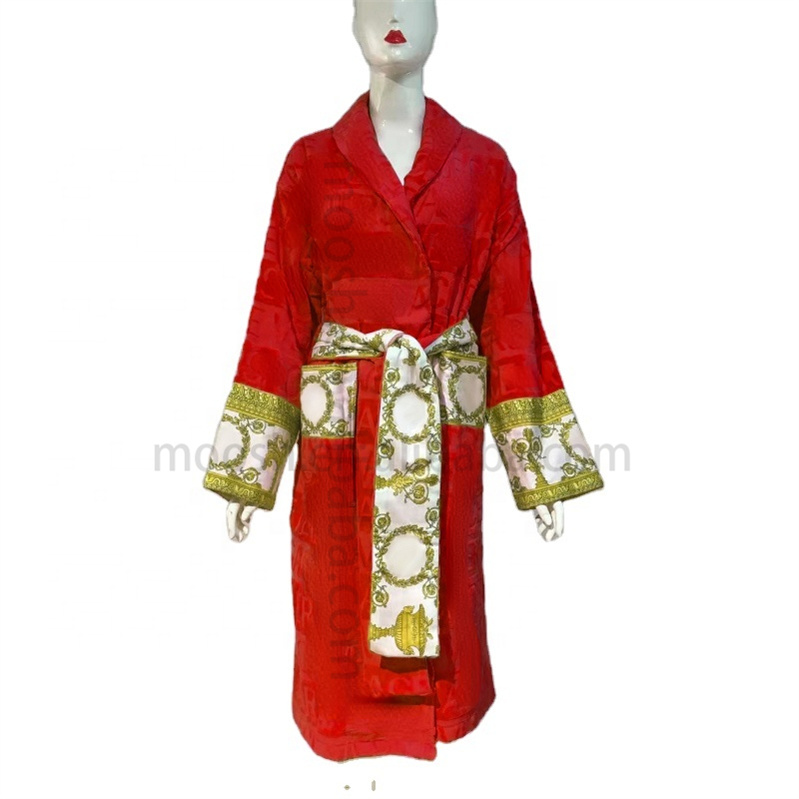 Moosh Fashion New Hot Selling Men&#39;s Women&#39;s 100% Cotton Multi Color Towel Shawl Bathrobe Nightwear Bathrobe Sexy Lingerie 