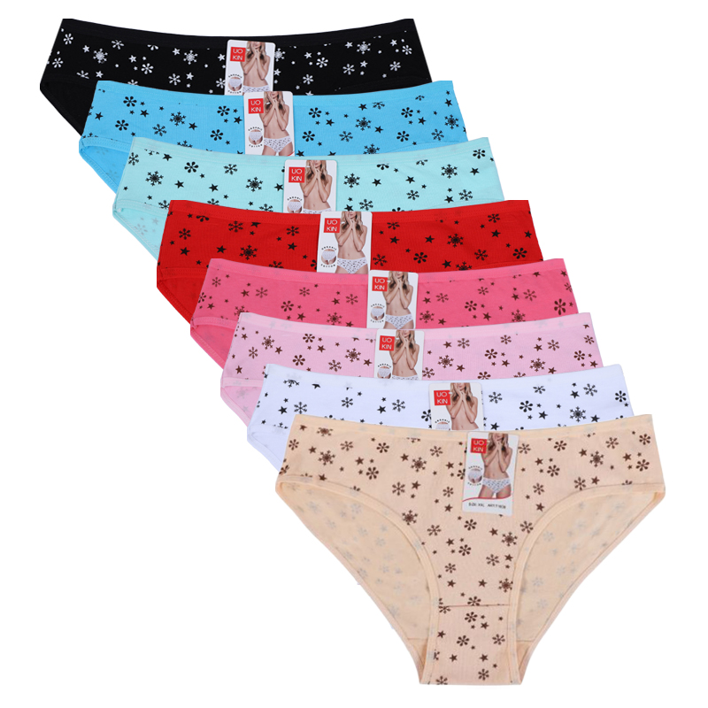 Uokin Wholesale Summer Ladies Panties Comfortable Luxury Underwear Women Cotton 