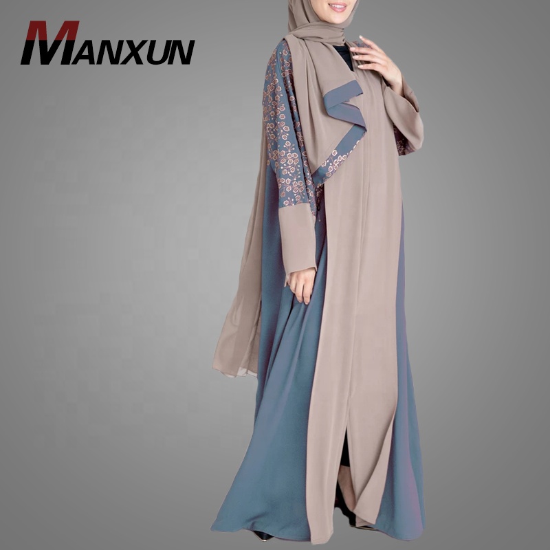 Kaftan Dubai Abaya Kimono Robe Muslim Dress Abayas For Women Caftan Marocain Turkish Dress 