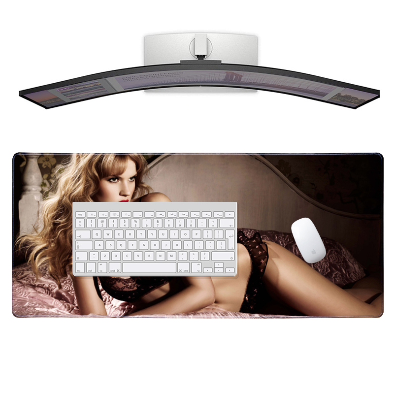 Hot Gaming Mouse Pad Mouse Pad Gamer Desk Mat Xxl Anime Sexy Beauty Keyboard Pad Large Carpet Office Computer Table Accessories 