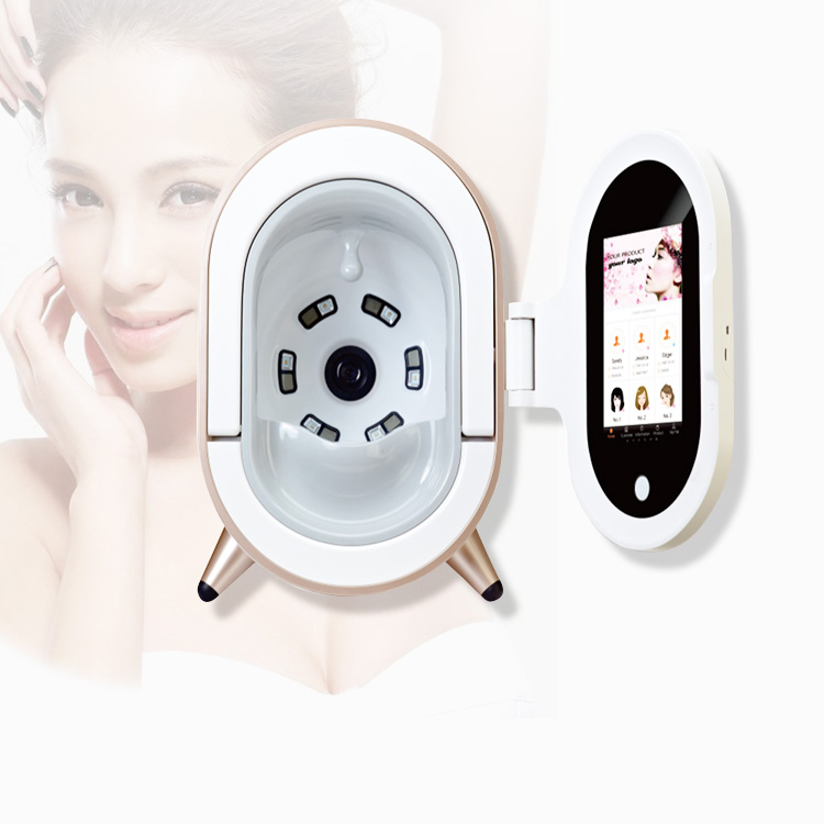 Professional Mirror 3d Visia Skin Analyzer Machine Uv Camera Scanner Facial Analize Face Diagnostic Device Portable Analysis 