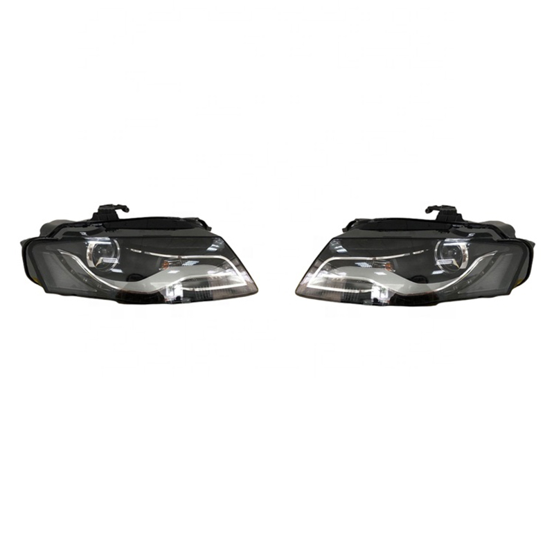 Car Headlamp For Audi A4 B8 Semi Assembly 2010 Front Headlight 