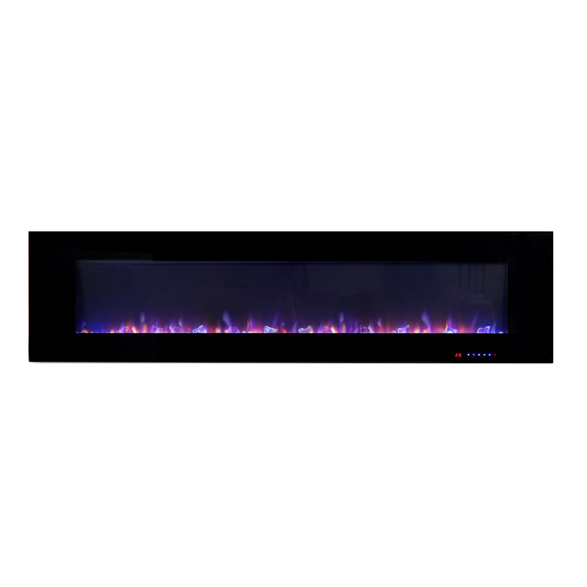 Luxury Household 84 Inch Wall-mounted Electric Fireplace Home Heaters Decor Most Realist Flame Fashionable Appearance 