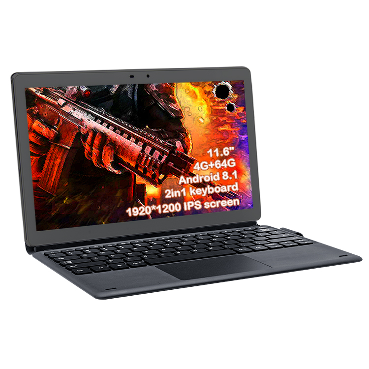 Tablet 2 In 1 Computer With High Quality Keyboard 12 Inches 4g/ 64gb 4g Sim Card 1920*1200 Fhd Screen Tablet Pc