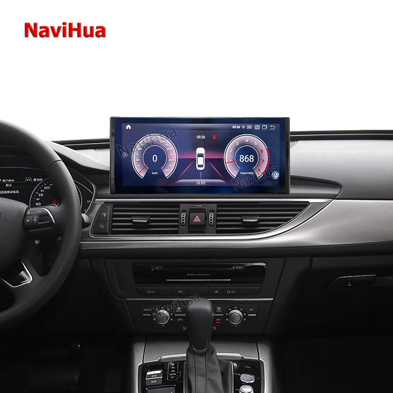 Navihua Android 12.3''android 11 Car Dvd Multimedia Player For Audi A6l-a7 2012-2018 Gps Navigation With Wifi Carplay Bt 