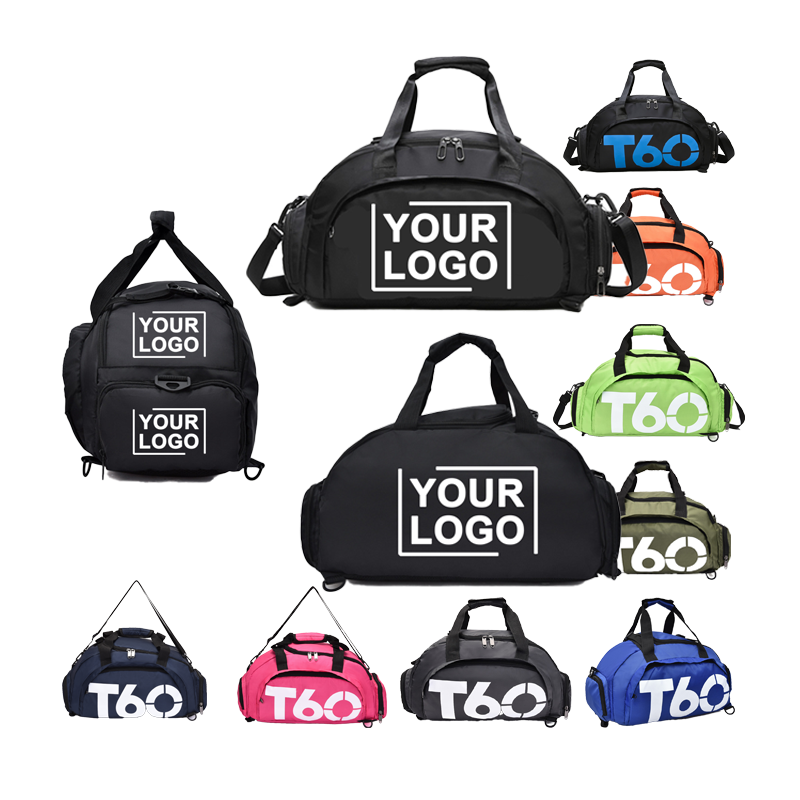 New Sports Fitness Bag Dry And Wet Separation Travel Bag Foldable Multi-functional Outdoor Luggage Storage Bag Custom Logo
