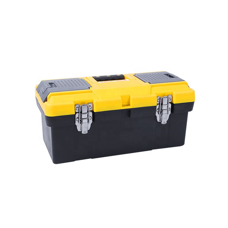 2022 Portable Steel Tool Case Storage Tool Box With 2 Locks Easy To Carry 