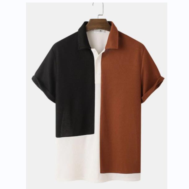 Men Hawaiian Beach Shirts Two Colors Fashion Summer Outdoor Street Shirts Custom Designing Men Hawaii Shirts 