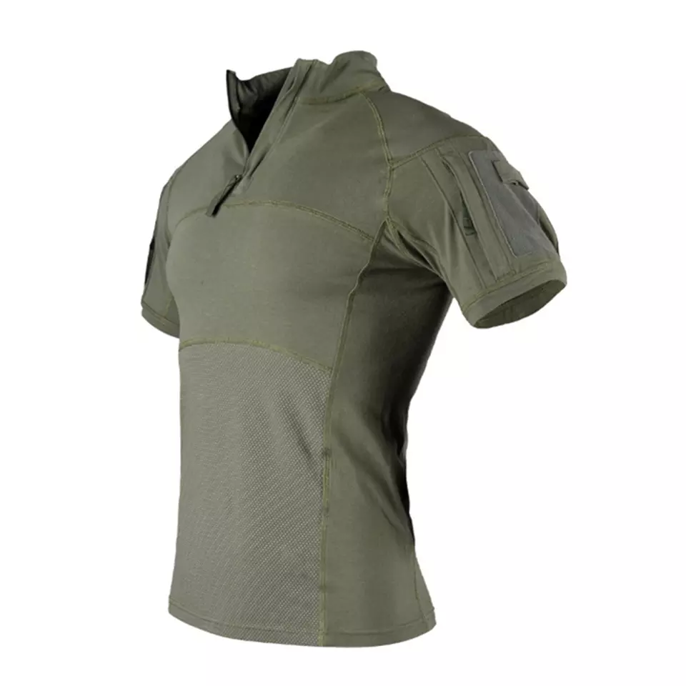 Men&#39;s Tactical T Shirts Short Sleeve Camouflage Breathable Combat Men Training T-shirts Clothing